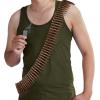 imageSpooktacular Creations Halloween Ammo Costume Accessories Included Army Bullet Belt with Fake Bullet and Dog Tag Necklace Bandolier and Stainless Steel Military Tag Toy Set for Soldier Cosplay