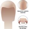 imageSpooktacular Creations Halloween Bald Cap for Men Women Halloween Costumes Latex Bald Head Wig Cap for Adults Costume Makeup Costume Accessories Old Men Balding Cosplay Dress Up Prop