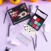 imageSpooktacular Creations Halloween Eye Makeup Kit with Eye Shadow Tattoo Sticker Flash Gel Makeup Pen Sponges Brush Makeup Palette for Halloween Costume Party Professional Cosplay