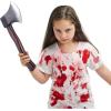imageSpooktacular Creations Halloween Fake Hatchet Prop Lumberjack Costume Accessories Weapons Toy Realistic Felling Axe for Kids Women Men Halloween Costume Cosplay Party Trick Props Grey