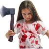 imageSpooktacular Creations Halloween Fake Hatchet Prop Lumberjack Costume Accessories Weapons Toy Realistic Felling Axe for Kids Women Men Halloween Costume Cosplay Party Trick Props Grey