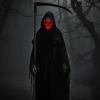 imageSpooktacular Creations Halloween LED Skull Mask with Light Up Gloves Red Scary Glow Up Skull and Glow in The Dark Skeleton Mask for Adult Halloween Cosplay Costumes Accessories Party Dress Up Prop