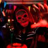 imageSpooktacular Creations Halloween LED Skull Mask with Light Up Gloves Red Scary Glow Up Skull and Glow in The Dark Skeleton Mask for Adult Halloween Cosplay Costumes Accessories Party Dress Up Prop