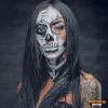 imageSpooktacular Creations Halloween Makeup Face and Body Paint Makeup Foundation Stick  Oily Waterproof Foundation Stick for Cosplay Zombie Skeleton Clown for Adult Party Dress Up 1 Oz Redwhite