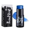 imageSpooktacular Creations Halloween Makeup Face and Body Paint Makeup Foundation Stick  Oily Waterproof Foundation Stick for Cosplay Zombie Skeleton Clown for Adult Party Dress Up 1 Oz RedBlue