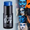 imageSpooktacular Creations Halloween Makeup Face and Body Paint Makeup Foundation Stick  Oily Waterproof Foundation Stick for Cosplay Zombie Skeleton Clown for Adult Party Dress Up 1 Oz RedBlue