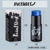 imageSpooktacular Creations Halloween Makeup Face and Body Paint Makeup Foundation Stick  Oily Waterproof Foundation Stick for Cosplay Zombie Skeleton Clown for Adult Party Dress Up 1 Oz RedBlue