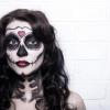 imageSpooktacular Creations Halloween Makeup Palette 3 Colors Face Body Paint for Adult SFX Zombie Skeleton Cosplay with Painting Brush Cosplay Party Dress Up 7 Oz White Black Red whiteblackred