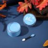 imageSpooktacular Creations Halloween Oil Face Paint Makeup Foundation Cream for Adult Waterproof Body Paint with Makeup Brush for Stage Film Clown Zombie SFX Dress Up Party Cosplay 2 Oz Blue
