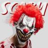 imageSpooktacular Creations Halloween Scary Clown Mask Horror Face Creepy Zombie Latex Mask Monster Masks Killer Evil Cosplay Costume Accessories for Adults Men Halloween Party Dress Up Prop
