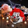 imageSpooktacular Creations Halloween Scary Clown Mask Horror Face Creepy Zombie Latex Mask Monster Masks Killer Evil Cosplay Costume Accessories for Adults Men Halloween Party Dress Up Prop