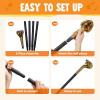 imageSpooktacular Creations Halloween Walking Cane Egyptian Snake Staff for Mystical Pharaoh Ancient Themed Dress Up PartyGold