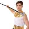 imageSpooktacular Creations Halloween Walking Cane Egyptian Snake Staff for Mystical Pharaoh Ancient Themed Dress Up PartySilver
