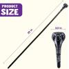 imageSpooktacular Creations Halloween Walking Cane Egyptian Snake Staff for Mystical Pharaoh Ancient Themed Dress Up PartySilver