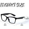 imageSpooktacular Creations Nerd Glasses Black Fake Glasses with Clear Lenses Costume Props Halloween Cosplay for Men Women Adult Halloween Accessories OutfitBlack