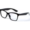 imageSpooktacular Creations Nerd Glasses Black Fake Glasses with Clear Lenses Costume Props Halloween Cosplay for Men Women Adult Halloween Accessories OutfitBlack