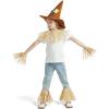 imageSpooktacular Creations Scarecrow Costume Set Include Straw Hat Straw Skirt for Kids Women Men Halloween Party AccessoriesBrown