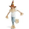 imageSpooktacular Creations Scarecrow Costume Set Include Straw Hat Straw Skirt for Kids Women Men Halloween Party AccessoriesBrown