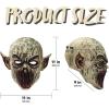 imageSpooktacular Creations Scary Halloween Zombie Mask Full Head Horror Alien Ghost Devil Demon Face Mask Creepy Latex Monster Cap Masks for Adult Cosplay Halloween Costume Accessory Party Dress Up