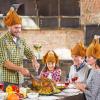imageSpooktacular Creations Thanksgiving Roasted Turkey Hat Plush Turkey Cap for Kids Women and Men Thanksgiving Party Cosplay Costume Dress Up Party