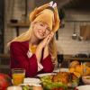 imageSpooktacular Creations Thanksgiving Roasted Turkey Hat Plush Turkey Cap for Kids Women and Men Thanksgiving Party Cosplay Costume Dress Up Party