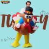 imageSpooktacular Creations Thanksgiving Turkey Inflatable Costume for Adult Blow up Costume Riding a Turkey Rideon for Halloween Party Cosplay event Outdoors Show Party Halloween Costumes for Men