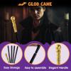 imageSpooktacular Creations Walking Cane Costume Vintage Staff Prop Stick Accessories for Dress Canes Party Pretend Play Costume for Adults and KidsGold