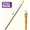 imageSpooktacular Creations Walking Cane Costume Vintage Staff Prop Stick Accessories for Dress Canes Party Pretend Play Costume for Adults and KidsGold