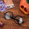 imageSpooktacular Creations Wizard Glasses Halloween Black Round Glasses Black Circle Eyeglasses for Kids ampamp Adults Halloween Accessories Costume