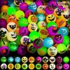 imageJOYIN 100 PCS Halloween Glow in The Dark Bouncing Balls 20 Designs Halloween Theme Glowing Bouncy Balls for Halloween Party Supplies Party Favors Trick or Treating Goodies