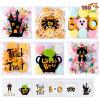 imageJOYIN 150 PCS Halloween Cellophane Treat Bags Self Adhesive Clear Cookie and Candy Bags for Kids Trick or Treating Small Goodie Gift Ziplock Bag Bulk for Halloween Party Favors Supplies in 6 Designs