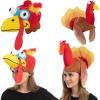 imageJOYIN 2 PCS Silly Thanksgiving Turkey Cap Novelty Hats for Thanksgiving Night Event Dressup Party Costume Hats for Role Play Carnival Cosplay Decoration ampamp Accessories