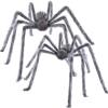 imageJOYIN 2 Pack 5 Ft Halloween Outdoor Decorations Hairy Black Spider Scary Giant Spider Fake Large Haunted House Props Halloween Yard Lawn Decorations Party Indoor DecorGray