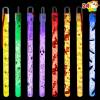 imageJOYIN 24 Pcs Halloween Glow Stick Hanging Wands in 8 Different Pattern Designs and 6 Colors for Kids Party Favors Halloween Party Supplies Glow in the Dark Goodies Bags Fillers Non Candy Treats