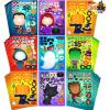 imageJOYIN 24 Pcs Halloween Make a Face Stickers Party Favor for Kids Art Crafts Party Supplies Funny Decorating Stickers with 8 Designs Halloween Treats Classroom Activities Games Gift Goodies