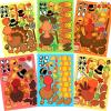 imageJOYIN 24 Pcs Thanksgiving Make A Face Sticker Decoration Make Your Own Arts ampamp Crafts Turkey Stickers Thanksgiving Decoration Craft Kit for Kids School Activities Party Favor Supplies