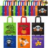 imageJOYIN 24PCS Halloween NonWoven Treat Bags 9quot Goodie Totes Bags with Handles Halloween Candy Bag for Kids Trick or Treating 6 Cute Designs Gifts Goody Bag Bulk for Classroom Party Favor Supplies