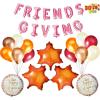 imageJOYIN 30 Pcs Thanksgiving Party Decoration Set Includes Pink FRIENDGIVING Foil Banner 3 Large Maple Leaf Balloons 2 Combo and 12 Latex Balloons Hanging Decoration Fall Holiday Decor Party Supplies