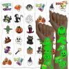 imageJOYIN 306 Pcs Halloween Tattoos for Kids Glowing Temporary Tattoos in Assorted Designs Bulk for Child Trick or Treat Gifts Halloween Party Favor Decorations Goodie Bags Supplies Class Game PrizesFunny tattoos