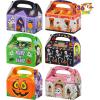 imageJOYIN 36 PCS Halloween Treat Boxes Candy Boxes Trick or Treat Cardboard Cookies Goodie Bags for Kids Halloween Party Favor Supplies Classroom Exchange Goody Bags Holiday Pastries Cupcakes