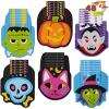 imageJOYIN 48 PCS Halloween Spooky Characters Mini Notepad Set in 6 Designs Halloween Note Pads Trick or Treat Gifts Set for Kids Trick or Treating School Classroom Party Favors Goodies Bags Fillers