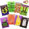 imageJOYIN 48 PCS Halloween Spooky Notepad Set in 8 Designs Halloween Note Pads for Kids Trick or Treating Stationery Prizes and Treats Goodies Bags Fillers School Classroom Party Favors Supplies Gifts