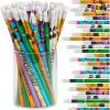 imageJOYIN 48PCS Halloween Pencils Bulk with Eraser Assorted Pencil Assortment Halloween Themed Stationery Set in 6 Design for Kids Boy Girl Trick or Treat Party Favor Supplies Classroom Gifts Prize