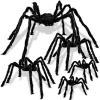 imageJOYIN 5 Packs Halloween Decorations Outdoor Giant Spiders Large Black Hairy Spider Set with Different Size for Halloween Outside Decor Lawn Yard Indoor Decor35quot 30quot 24quot 20quot 12quot