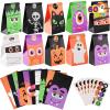 imageJOYIN 60 PCS Halloween Treat Bags Goodie and Candy Bags with Stickers Party Supplies Trick or Treat for Kids Halloween Party Favors Exchange Holiday Pastries Supplies