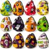 imageJOYIN 60PCS Halloween Drawstring Goody Treats Bags for Halloween Trick or Treating Plastic Candy Goodie Bags Bulk for kids Party Favor Supplies School Classroom Exchange Gifts in 12 Designs