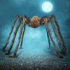 imageJOYIN 65ft Halloween Spider Outdoor Decorations Scary Giant Large Spider Props for Halloween Outside Decor Indoor Party Supplies and Yard Lawn Decoration BlackBrown