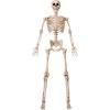 imageJOYIN 69 FT Halloween Posable Life Size Skeleton Full Body Realistic Skeleton Bones with Movable Joints for Halloween Indoor Outdoor Party Decoration Spooky Scene Prop Haunted House Decor YellowYellow