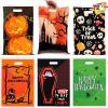 imageJOYIN 72 Pcs Halloween Candy Bag for Trick or Treating Plastic Goodie Bags Assorted for Halloween TrickorTreat Snacks Party Favors Event Party Favor Supplies Classroom Prizes