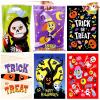 imageJOYIN 72 Pcs Halloween Candy Bags Trick or Treating Goodie Bags in 6 Character Themed Designs for Kids Halloween Party Favor Plastic Snacks Stuffers Bag for Party Supplies